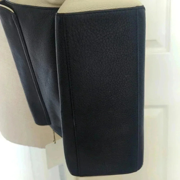 Kate Spade Wesley Place Laurel Satchel Black and Ivory - Picture 9 of 15